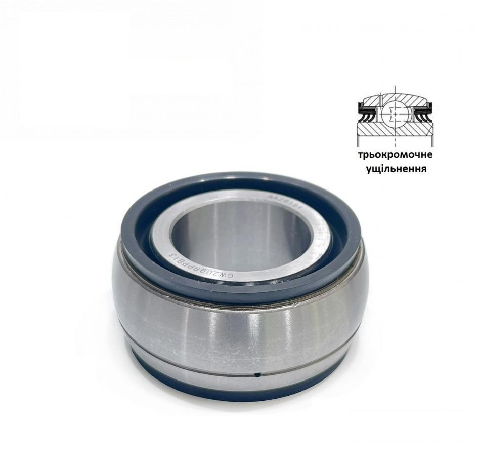bearing with triple lip seal AA28184X AGRI PREMIUM (AA28184, GW209RPPB13) (HDParts-AG, China)