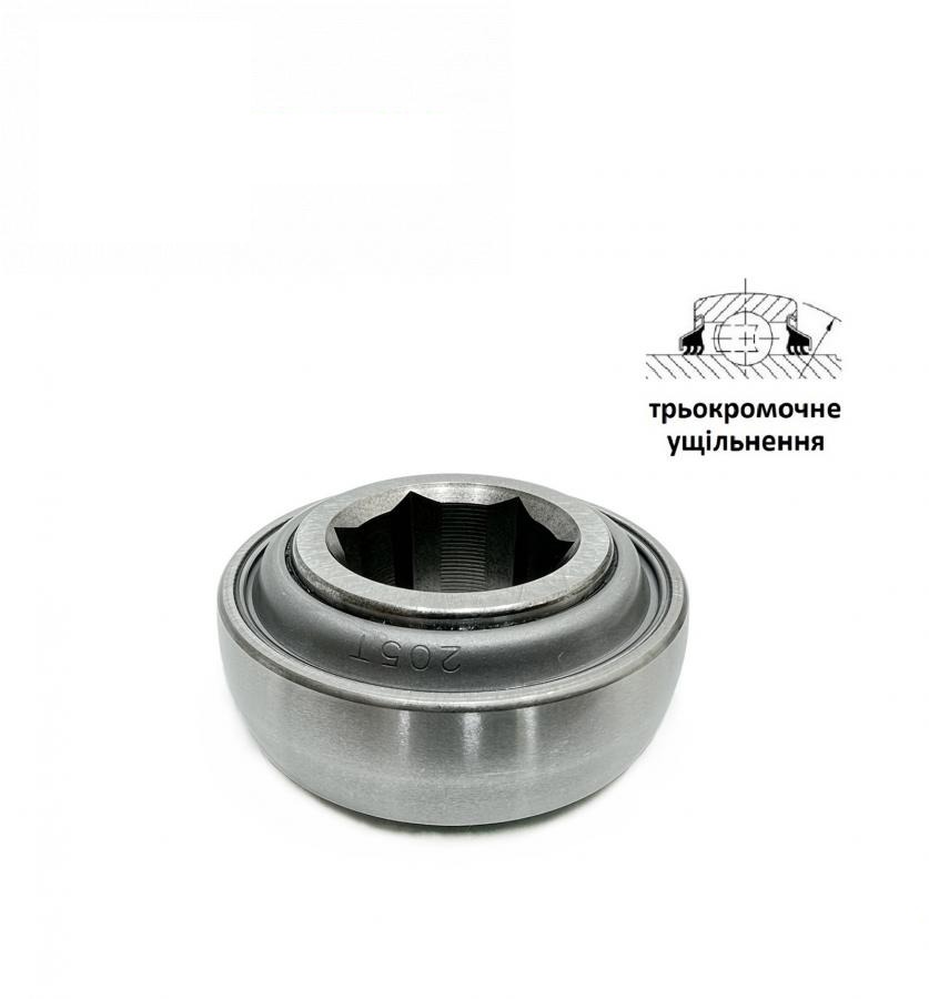 підшипник 205HPPB AGRI PREMIUM (AA22097, 205KRRB2, JD9260, 822-119C, 822-195C, DQ06891,GA9357, GA7841, GA9846, GA2100, 4515 MONOSEM, 47508387, 195293C91, 87650438, 833045M1, 31-2475140, 205KRRB2C1) (PEER-SKF)