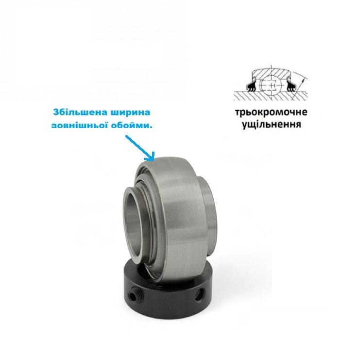 bearing JD10384X (JD39106 + AZ10045, JD10384, E30KRRB, EX206G2, RL206, YEL206-2DW) (HDParts-AG, China)