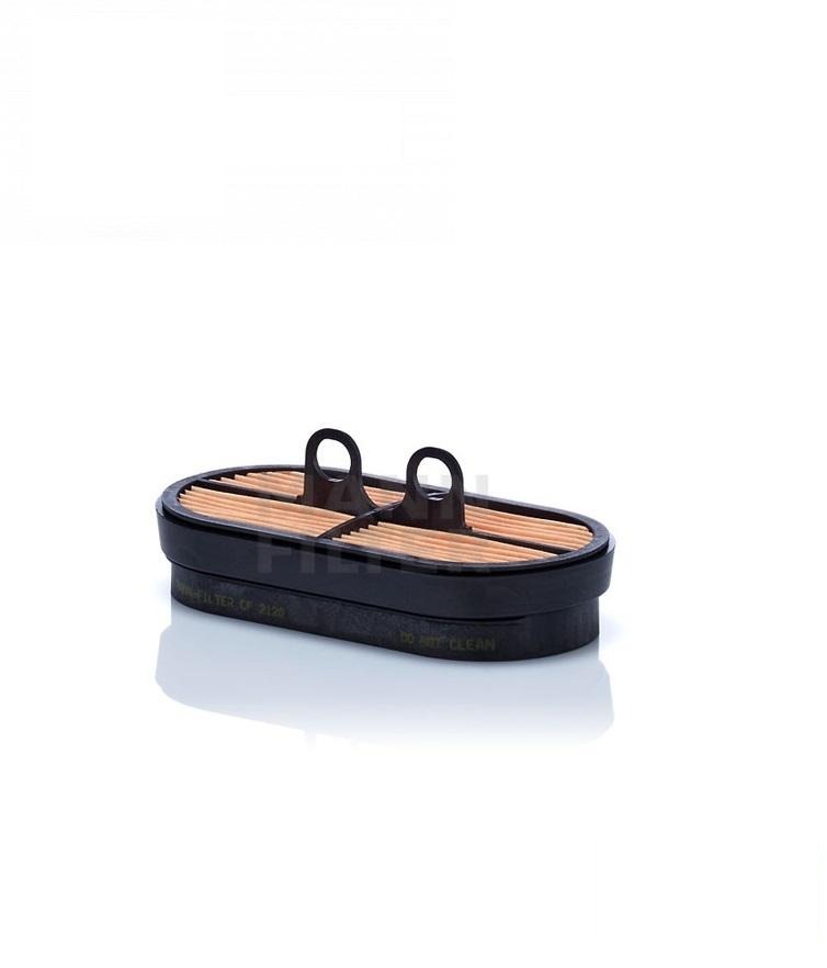filtr powietrza CF2120 (RE253519, 528742D1, 87037985, 87356353, AF26655, P600975, 32/925683, 001600443.0, H260200090110, 964756) (MANN-FILTER, Niemcy)