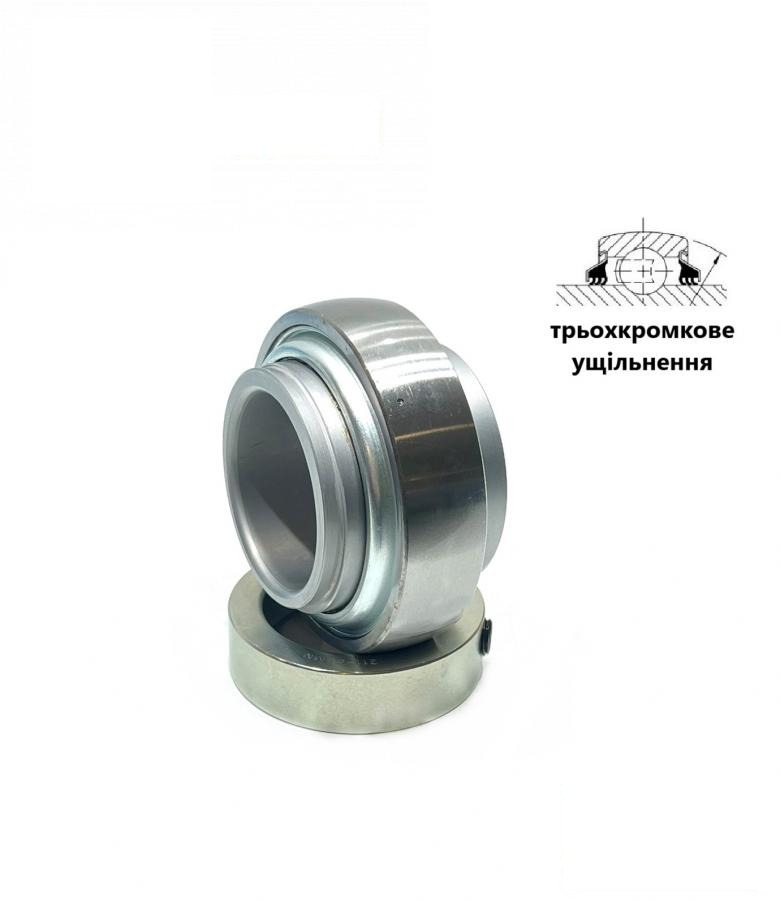 bearing with triple lip seal XGGE55KB AGRI PREMIUM (YEL211-2F, JD10343+JD10342, AZ100206, GE55KRRB, 47577177, 722003) (SKF, USA)