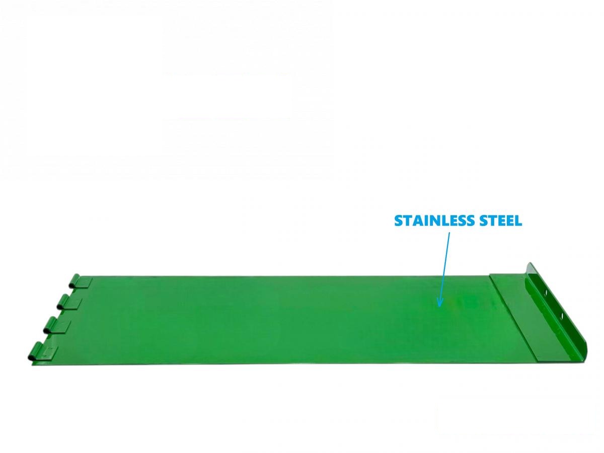 grain elevator shield STAINLESS STEEL AH138426X (AH138426) (HDParts-AG, USA)