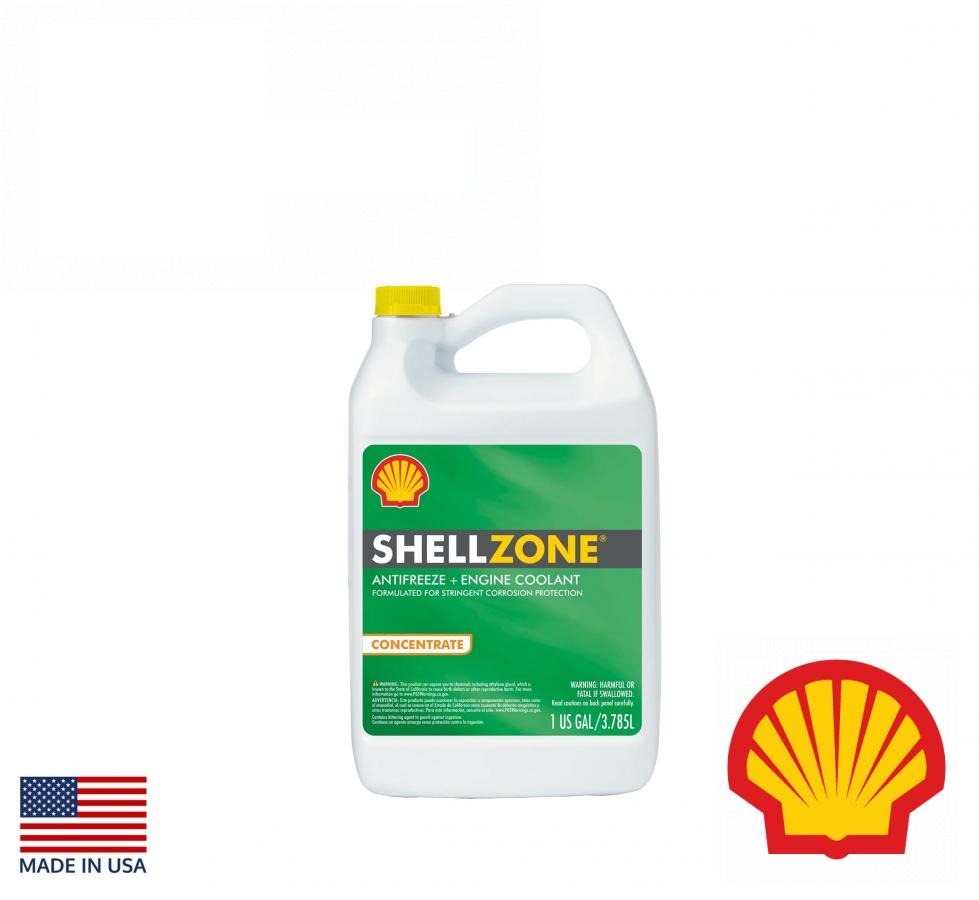 płyn chłodzący (koncentrat) SHELLZONE CONCENTR -80C G12 1GAL 9401006021 (COOL-GARD I) (4 litry) (kolor zielony) (SHELL, USA)