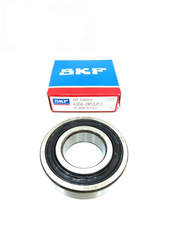 bearing 6206-2RS1/C3 (JD7681, JD10383, CH14887, DE20207, AH227077, DE20102, AXE11655, 216084.0) (SKF, USA)
