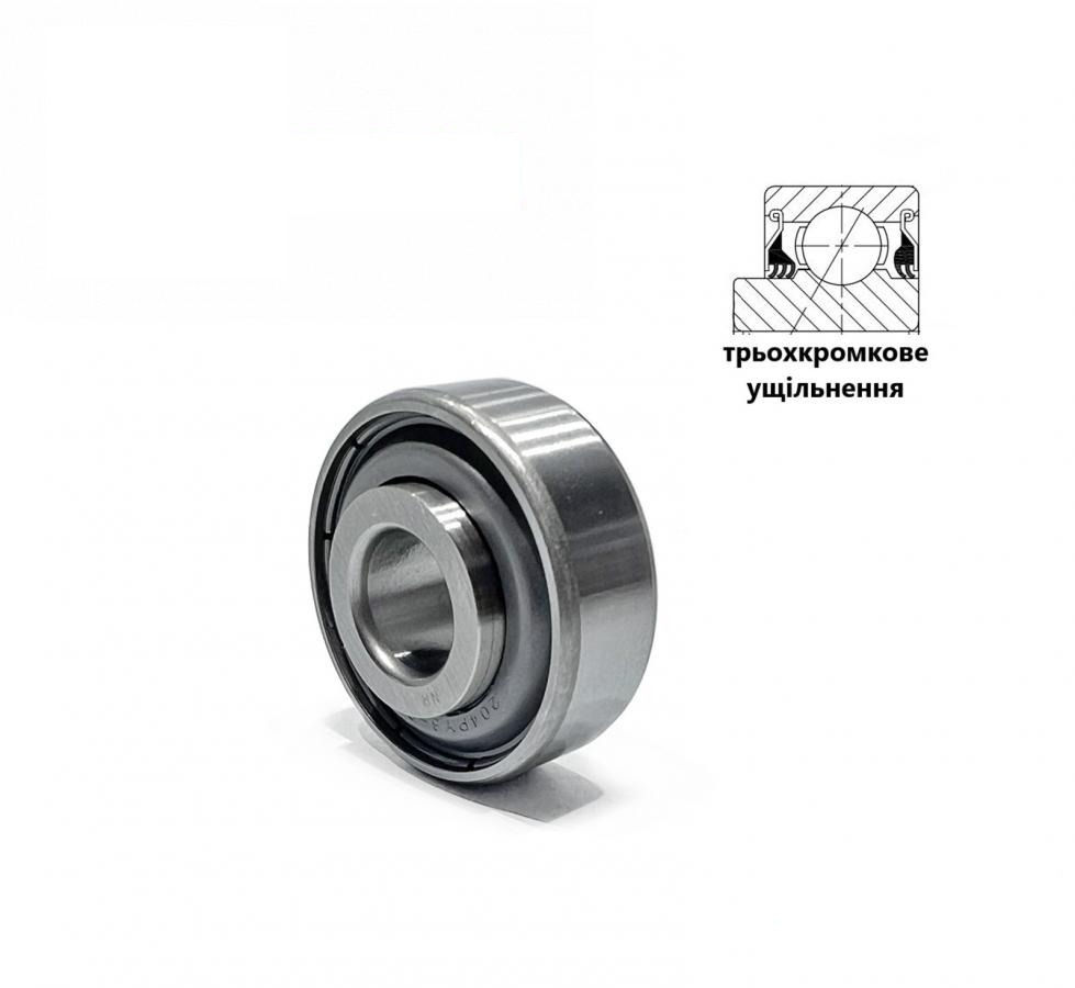 bearing with triple lip seal BB204RRP3 AGRI PREMIUM (AA21480, GA2014, 820-003C, 822-011C, 852270, 00310104, 00240199, 40-138, K3030210 KUHN, 493532R91, 145161C91, 1268017C91, 204PY3, 466635, 457709) (PEER-SKF)