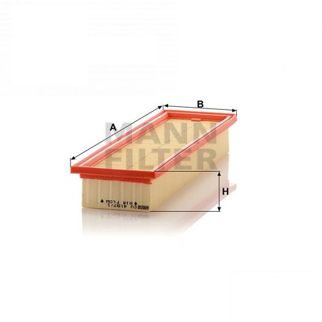 filtr powietrza CU4197/1 (H816810140070, P784906, CU4197/2, H816810140071, H916810140070)  (MANN-FILTER, Niemcy)
