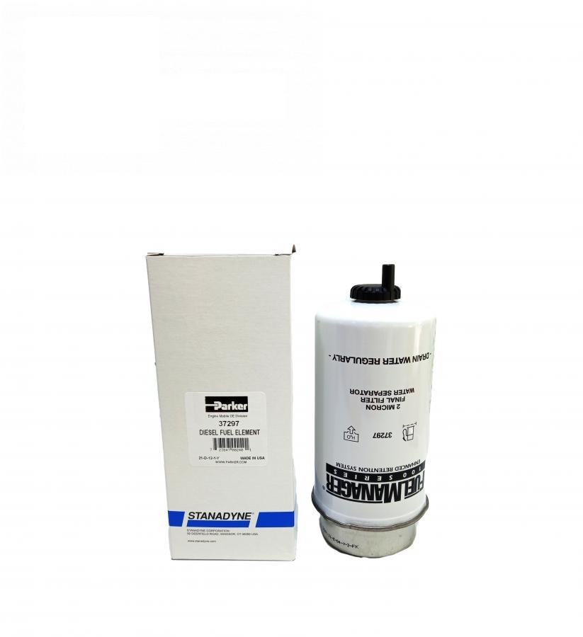 fuel filter (fine) 37297 (RE522878, 11318200, WK8162, 11382000, FS19976, 333/K7702, 7091068, L8868F, BF7949D) (PARKER, USA)