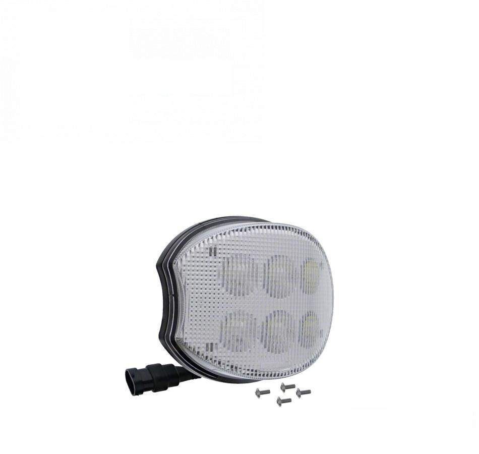 owalna lampa LED z wtyczką, lewa (RE181916, RE205361) (HDParts-AG)