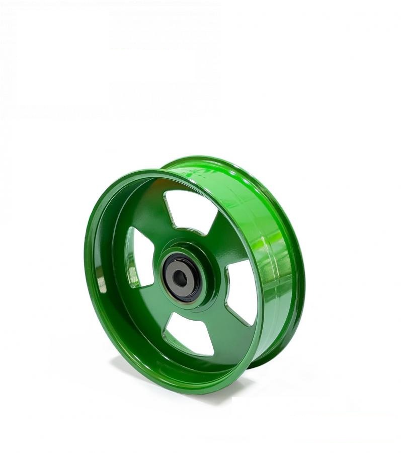 wzmacniany koło pasowe napinające przenośnika komory pochyłej kombajnu AH204389R (AH204389, AH166439, 212840136) (HDParts-AG, USA)