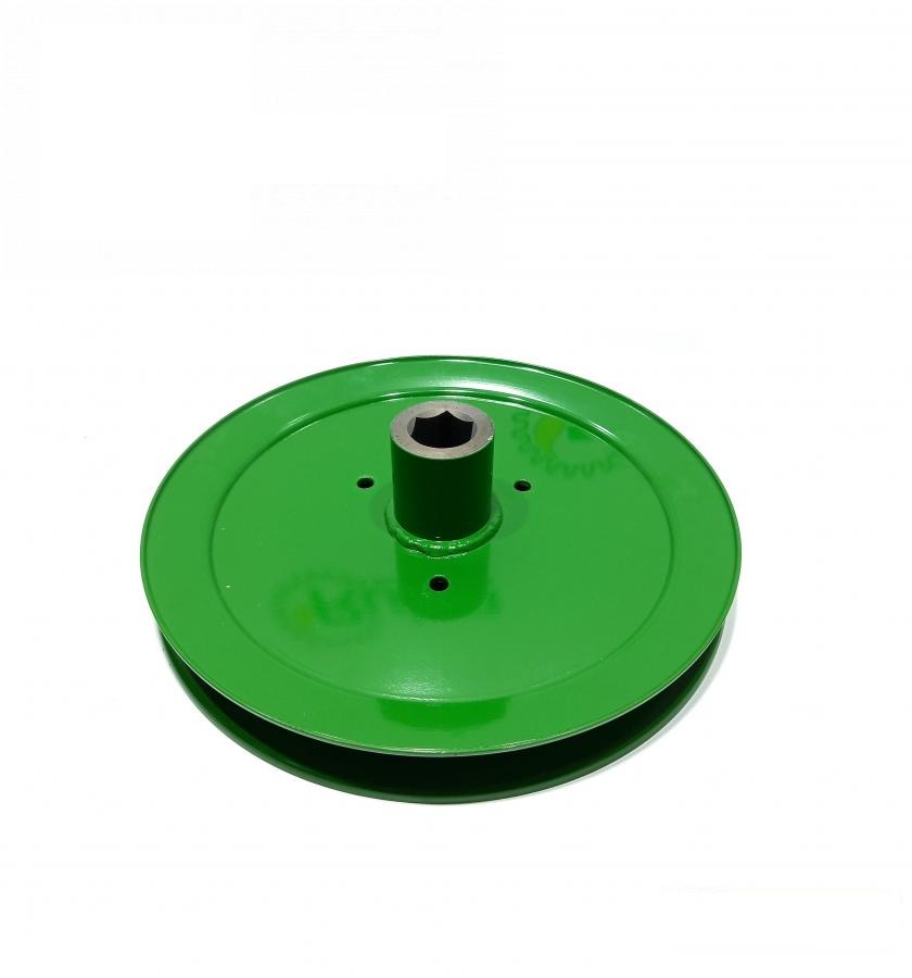 tension pulley of shredder drive Ø 289 mm AH135569R (AH135569, DC-184) (HDParts-AG, USA)