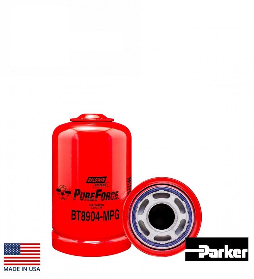 hydraulic filter BT8904-MPG (AL221066, AL156625, P764668, HF35474, AL77061, AL221066, 57221, WH945, 294721A1, HF6566) (Baldwin-Parker, USA)