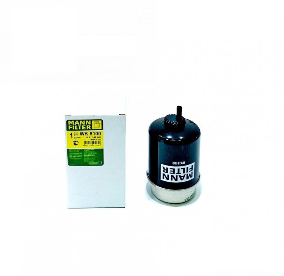 filtr paliwa WK8100 (RE62418, P551423, RE53400, RE64450) (MANN-FILTER, Niemcy)