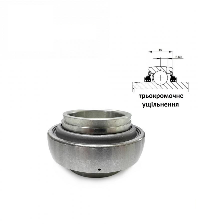 łożysko z uszczelnieniem trójrowkowym HC210-A AGRI PREMIUM (GE50KRRB, 214439.0, 214439, 216429, AXE12177, AH232668, AH212944, 87338613, 87338614, YEL210-2F) (PEER-SKF)