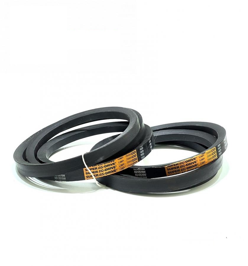 pas AG12570W (AH139436, AH120918, H145517, HC79, 127934, 1321565C1, 1416852R1, 1976906C1, 210635M1, 323413, 396749, 396750, 437033, 1001382, 0702151) (komplet 2 szt.) (TIMKEN BELTS, USA)
