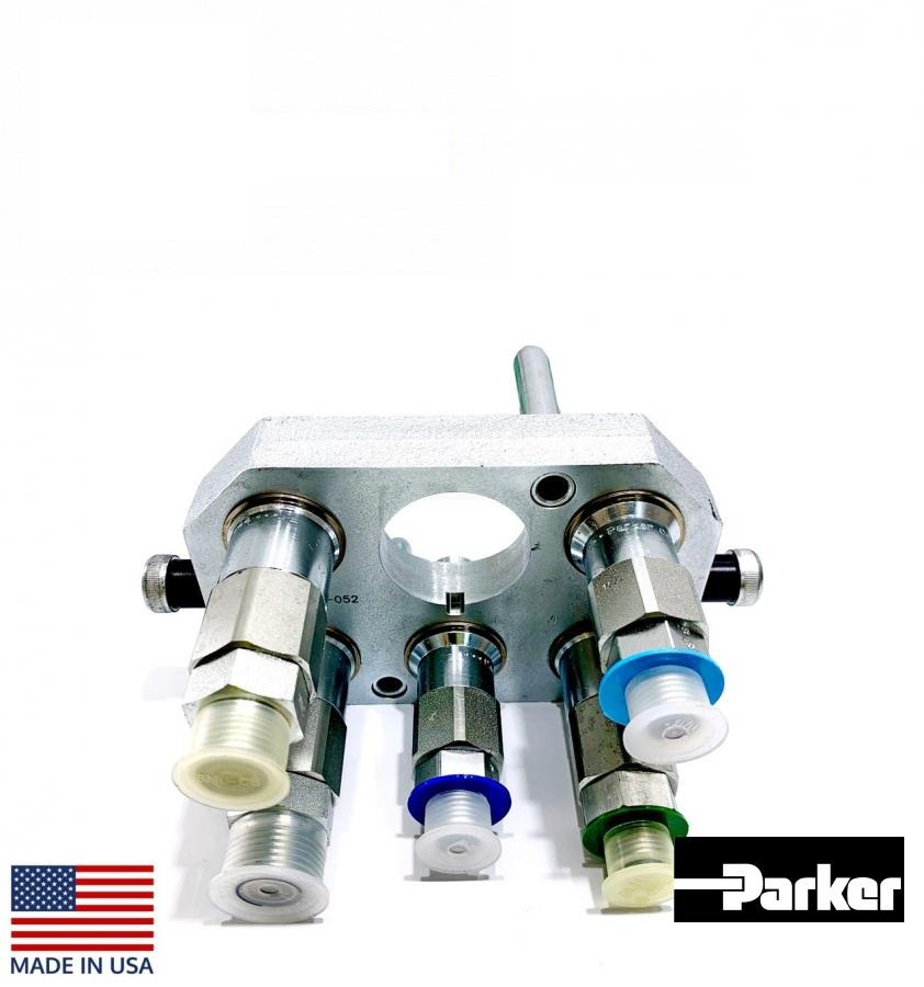 connector fitting assembly with couplings (AH166991, HXE117551, AH201340) (PARKER, USA)