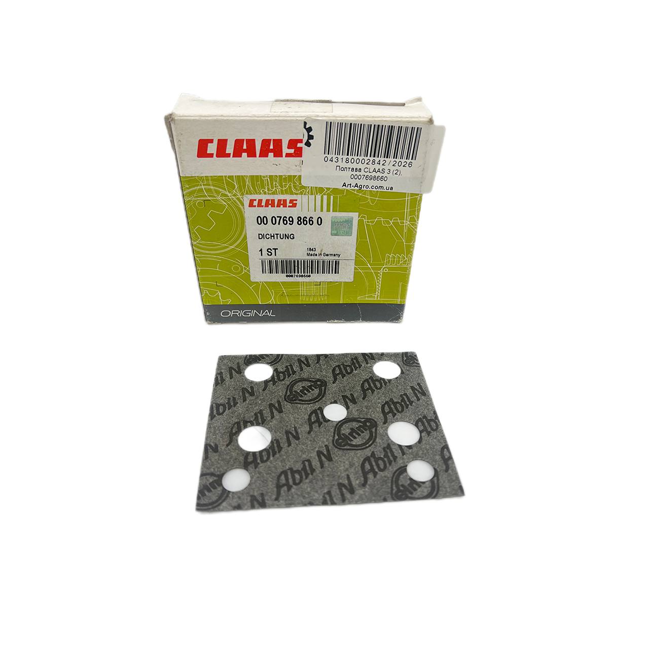 769866 Uszczelka zaworu hydraulicznego Claas