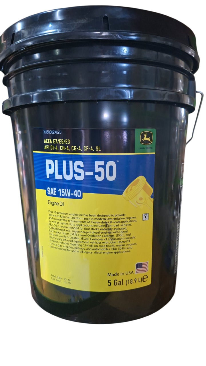 Olej silnikowy PLUS 50 II 15W-40 John Deere (18,9 l)
